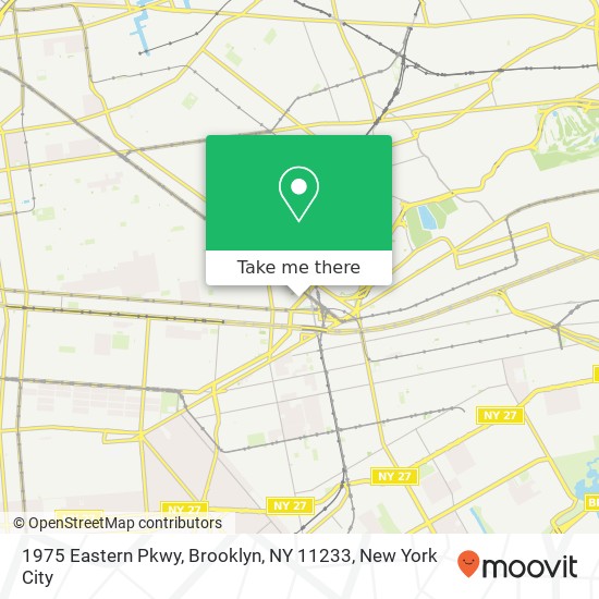 1975 Eastern Pkwy, Brooklyn, NY 11233 map