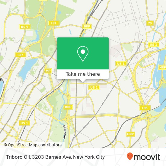 Triboro Oil, 3203 Barnes Ave map