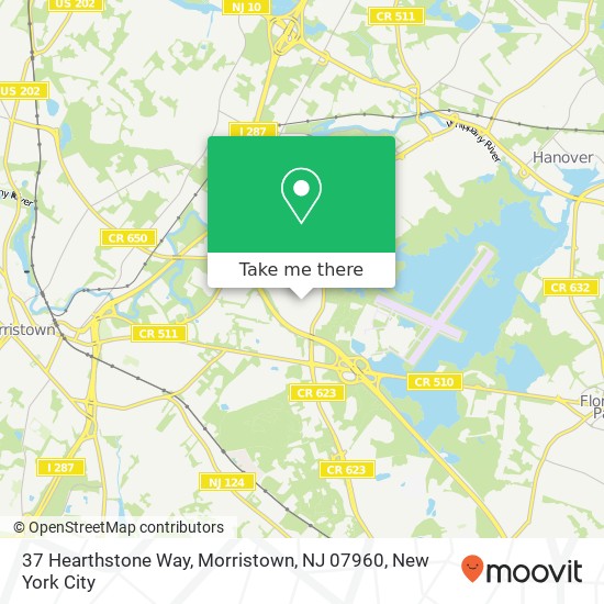 37 Hearthstone Way, Morristown, NJ 07960 map