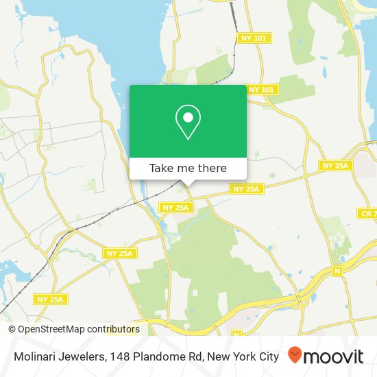 Molinari Jewelers, 148 Plandome Rd map