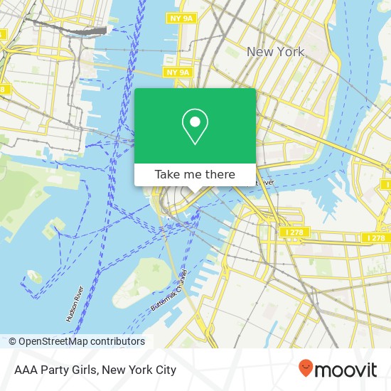 Mapa de AAA Party Girls
