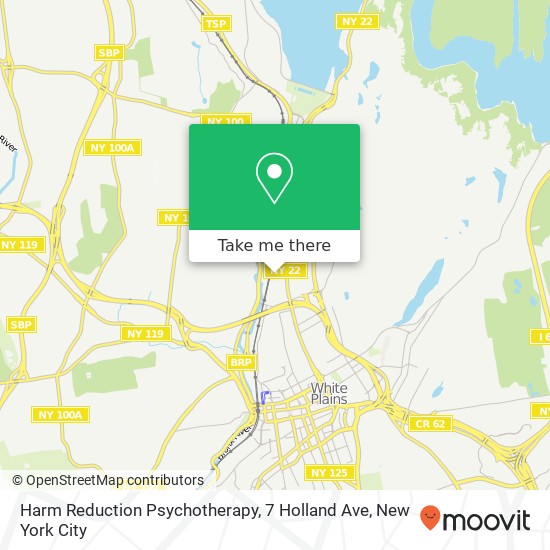 Mapa de Harm Reduction Psychotherapy, 7 Holland Ave