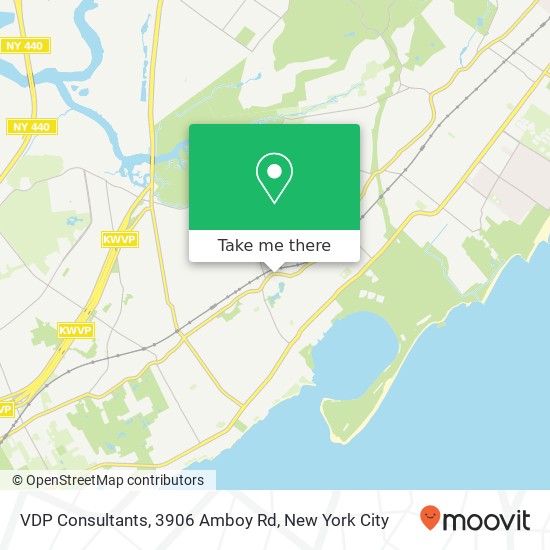 Mapa de VDP Consultants, 3906 Amboy Rd