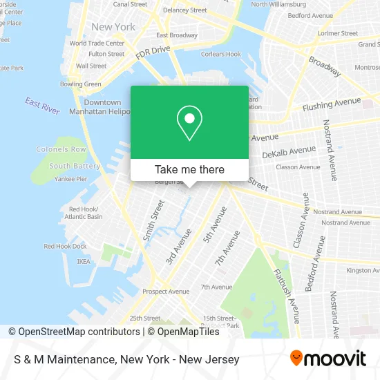 S & M Maintenance map