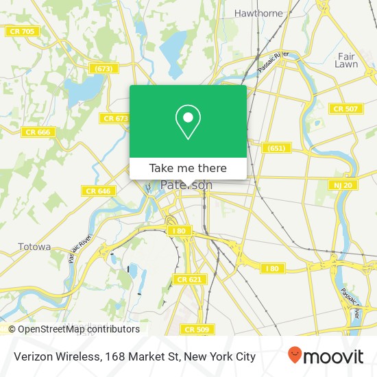 Verizon Wireless, 168 Market St map