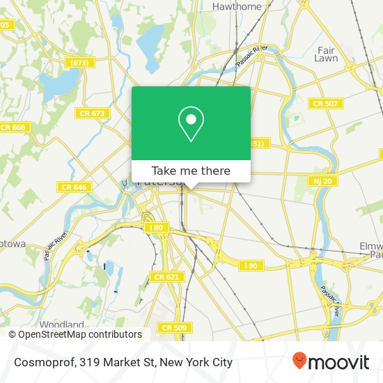 Cosmoprof, 319 Market St map
