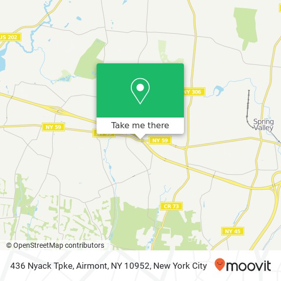 436 Nyack Tpke, Airmont, NY 10952 map