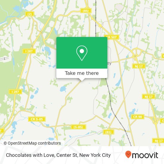 Mapa de Chocolates with Love, Center St