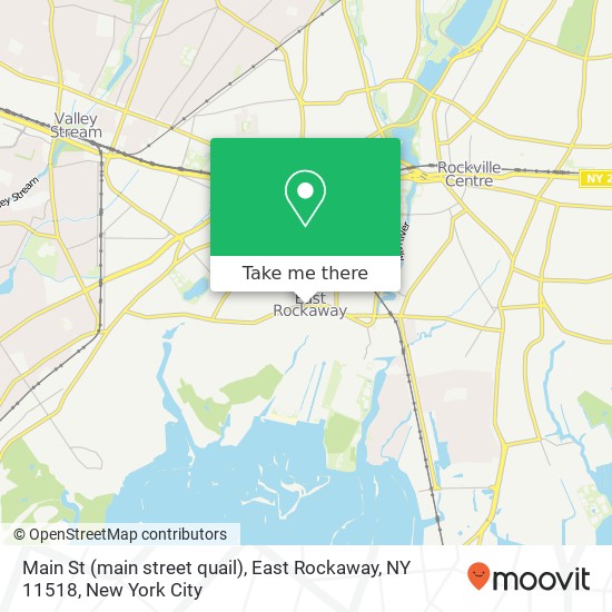 Mapa de Main St (main street quail), East Rockaway, NY 11518