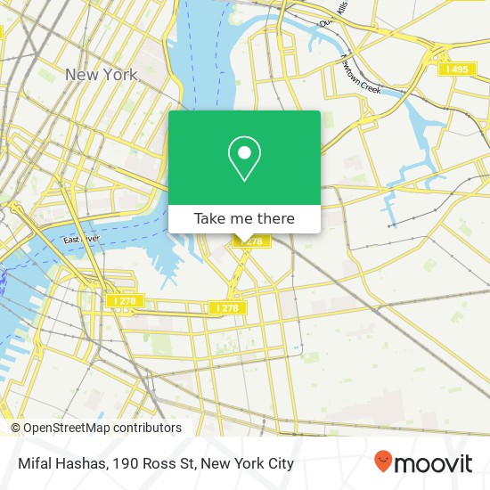 Mapa de Mifal Hashas, 190 Ross St