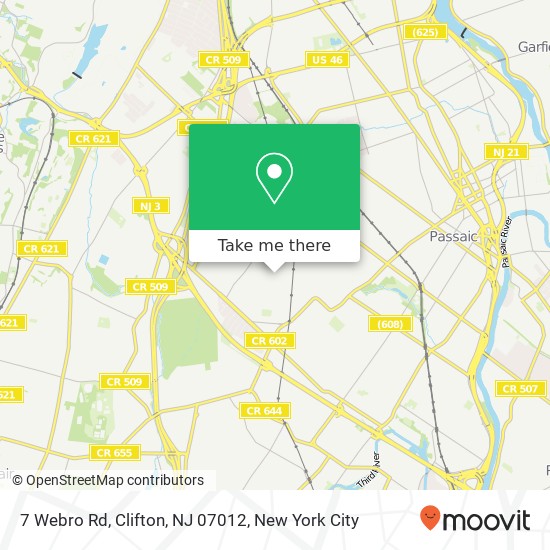 7 Webro Rd, Clifton, NJ 07012 map