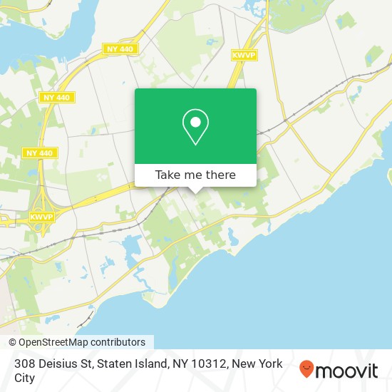 308 Deisius St, Staten Island, NY 10312 map