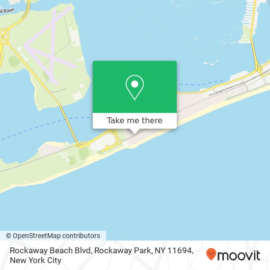 Mapa de Rockaway Beach Blvd, Rockaway Park, NY 11694