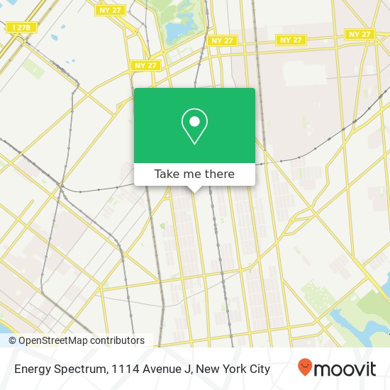 Mapa de Energy Spectrum, 1114 Avenue J