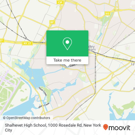 Shalhevet High School, 1000 Rosedale Rd map