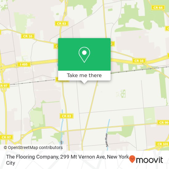 Mapa de The Flooring Company, 299 Mt Vernon Ave