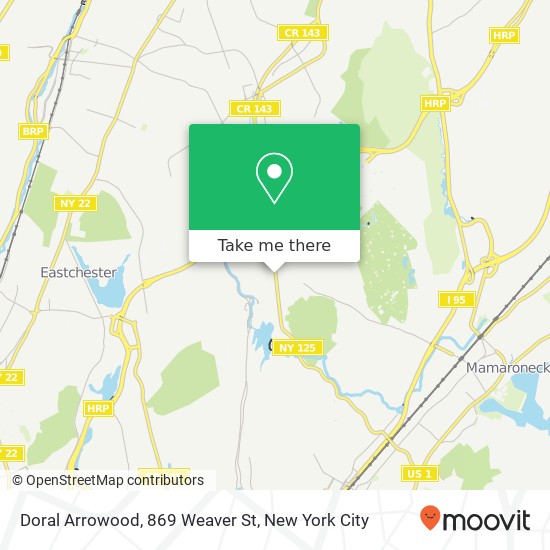 Mapa de Doral Arrowood, 869 Weaver St