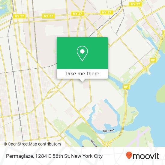 Permaglaze, 1284 E 56th St map