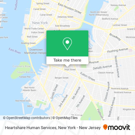 Mapa de Heartshare Human Services