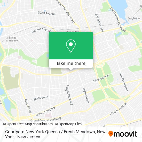 Courtyard New York Queens / Fresh Meadows map