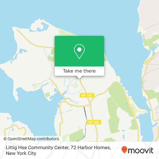 Littig Hse Community Center, 72 Harbor Homes map