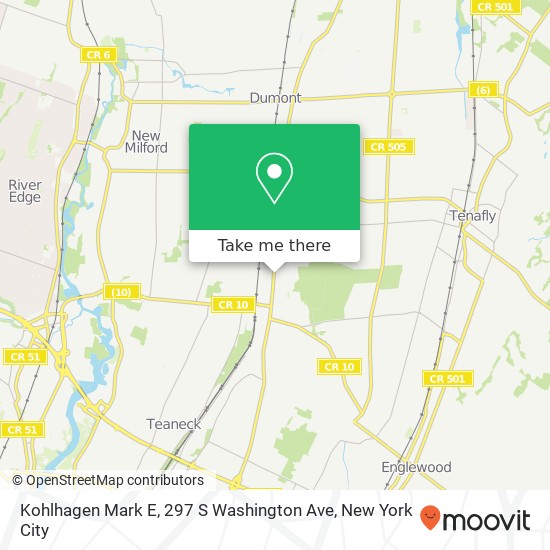 Mapa de Kohlhagen Mark E, 297 S Washington Ave