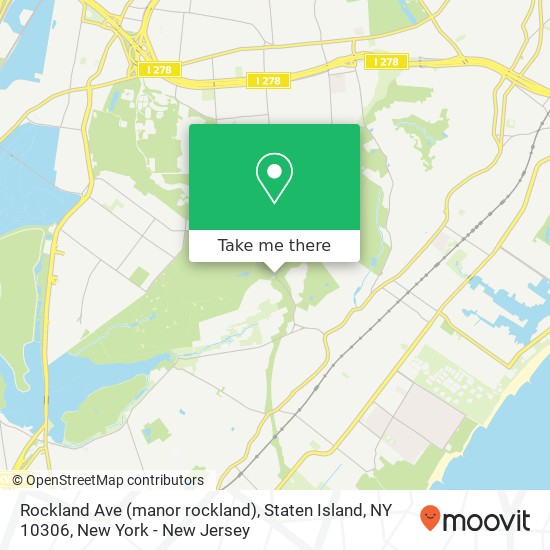 Rockland Ave (manor rockland), Staten Island, NY 10306 map