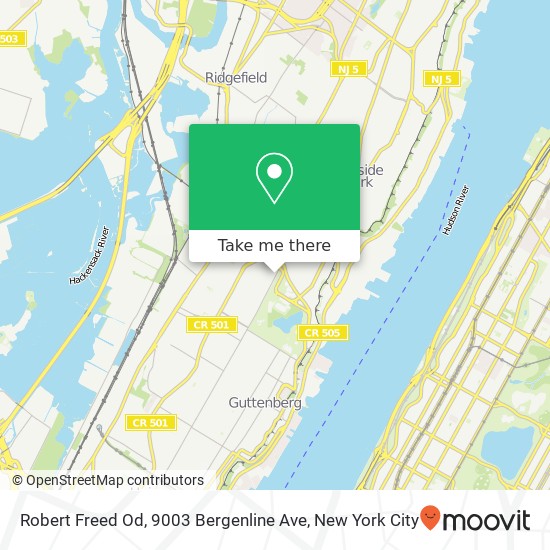 Robert Freed Od, 9003 Bergenline Ave map