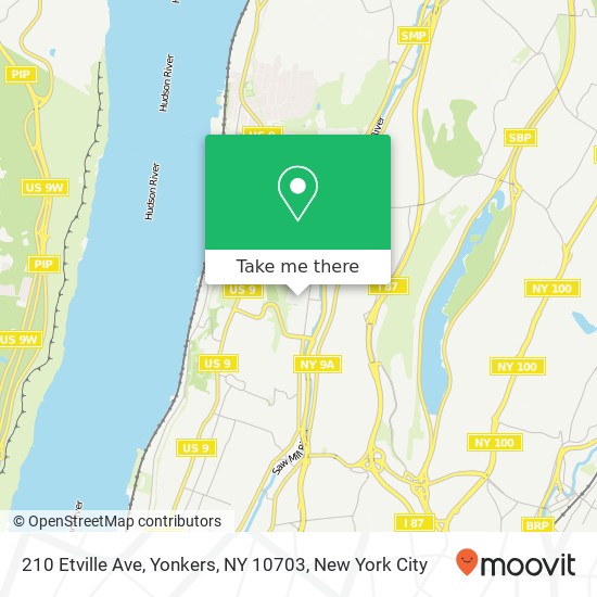 210 Etville Ave, Yonkers, NY 10703 map