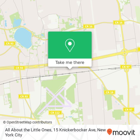 Mapa de All About the Little Ones, 15 Knickerbocker Ave