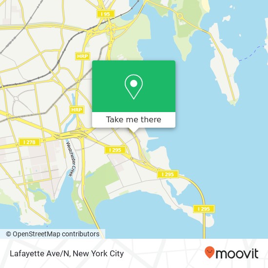 Lafayette Ave/N map