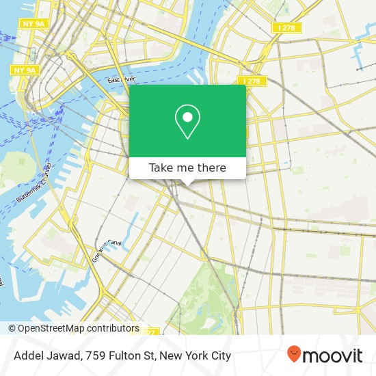 Addel Jawad, 759 Fulton St map