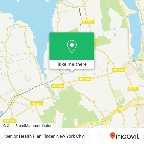 Mapa de Senior Health Plan Finder