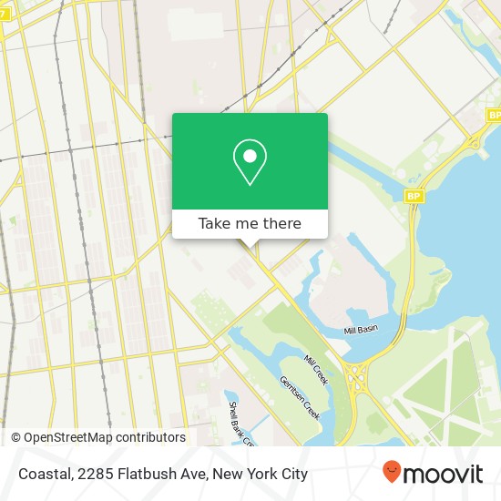 Mapa de Coastal, 2285 Flatbush Ave