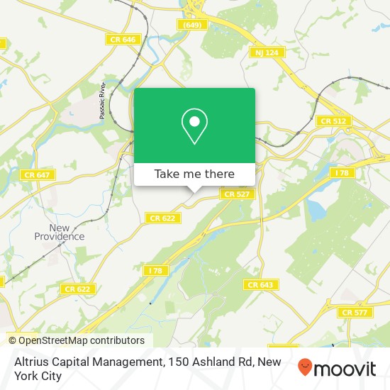 Altrius Capital Management, 150 Ashland Rd map