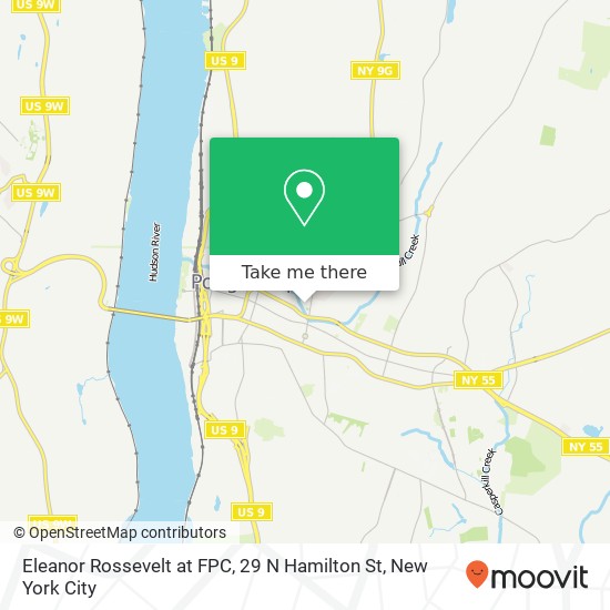 Mapa de Eleanor Rossevelt at FPC, 29 N Hamilton St