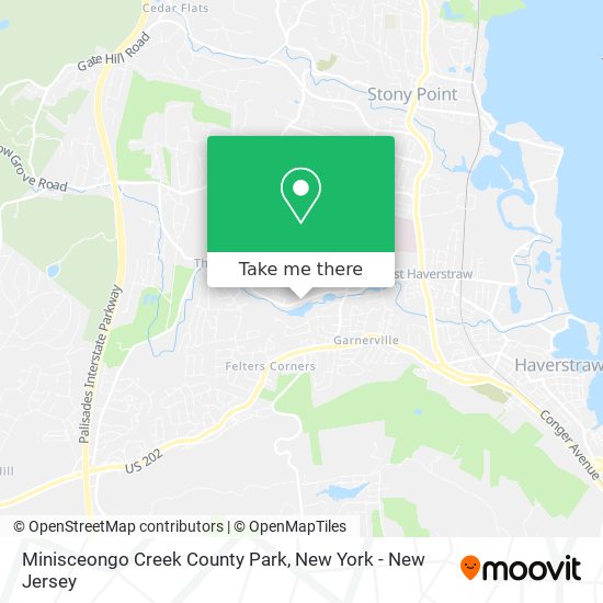 Minisceongo Creek County Park map