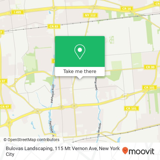 Bulovas Landscaping, 115 Mt Vernon Ave map