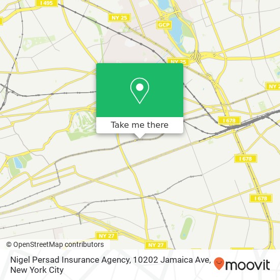 Nigel Persad Insurance Agency, 10202 Jamaica Ave map