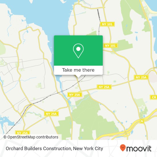 Orchard Builders Construction map