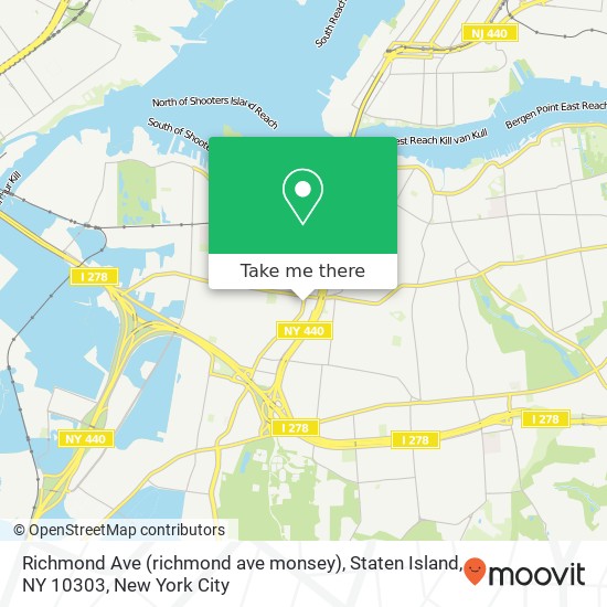 Richmond Ave (richmond ave monsey), Staten Island, NY 10303 map