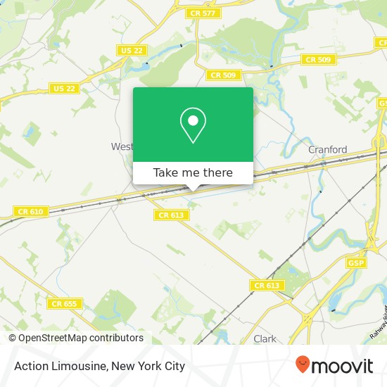 Mapa de Action Limousine