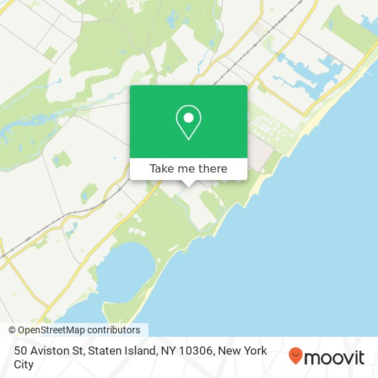 Mapa de 50 Aviston St, Staten Island, NY 10306