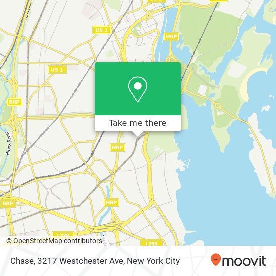 Mapa de Chase, 3217 Westchester Ave