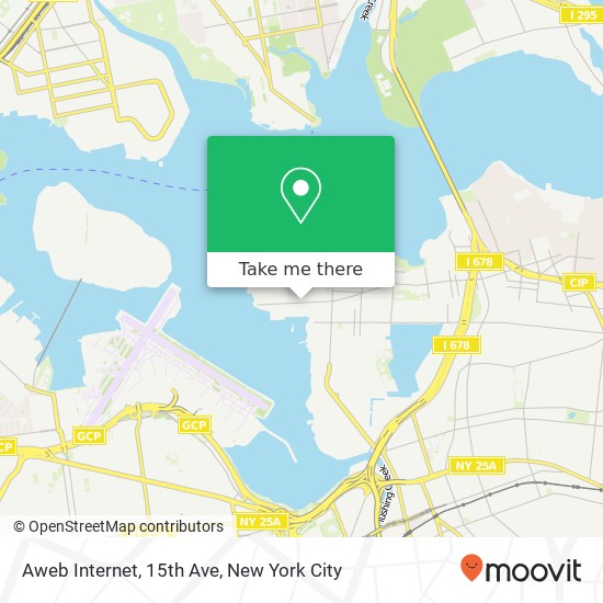 Aweb Internet, 15th Ave map