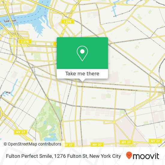 Fulton Perfect Smile, 1276 Fulton St map