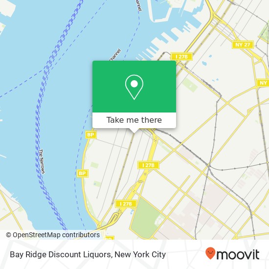 Mapa de Bay Ridge Discount Liquors