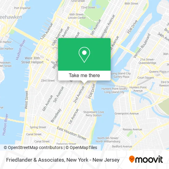 Friedlander & Associates map