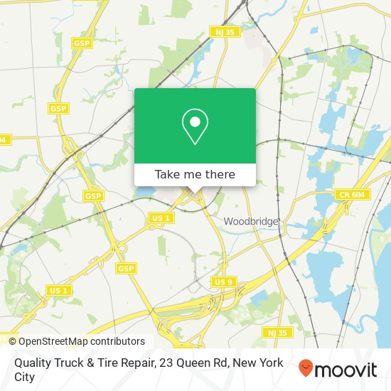 Mapa de Quality Truck & Tire Repair, 23 Queen Rd