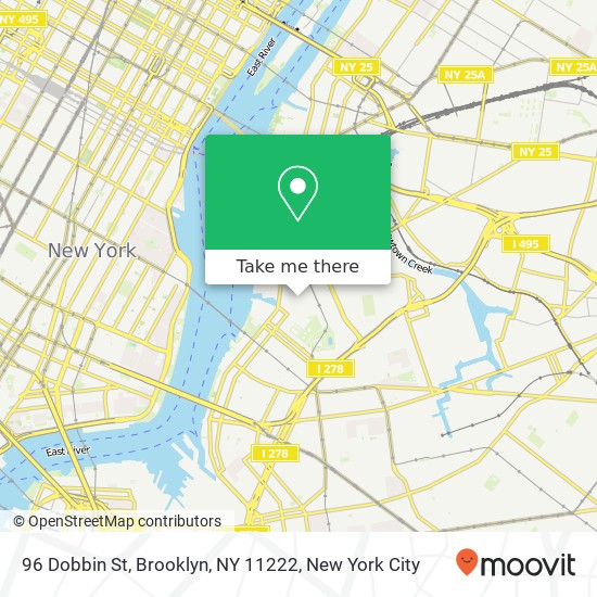 96 Dobbin St, Brooklyn, NY 11222 map